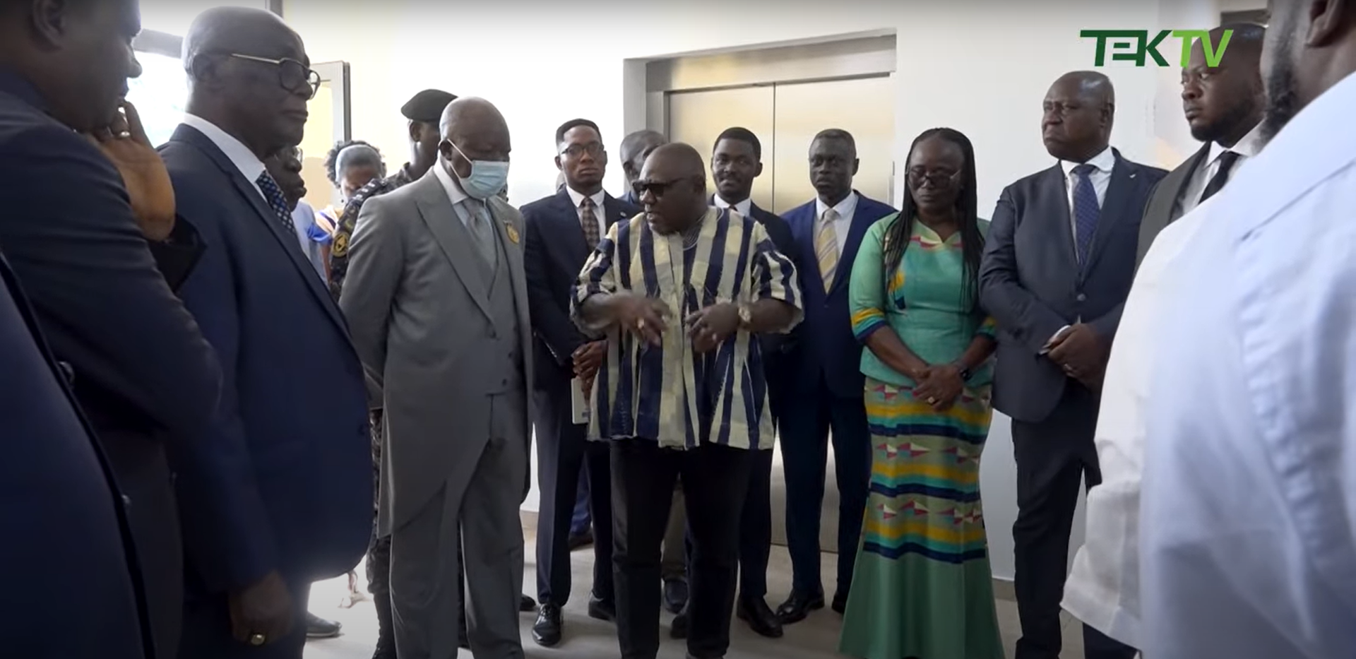 Librarian with Otumfuor